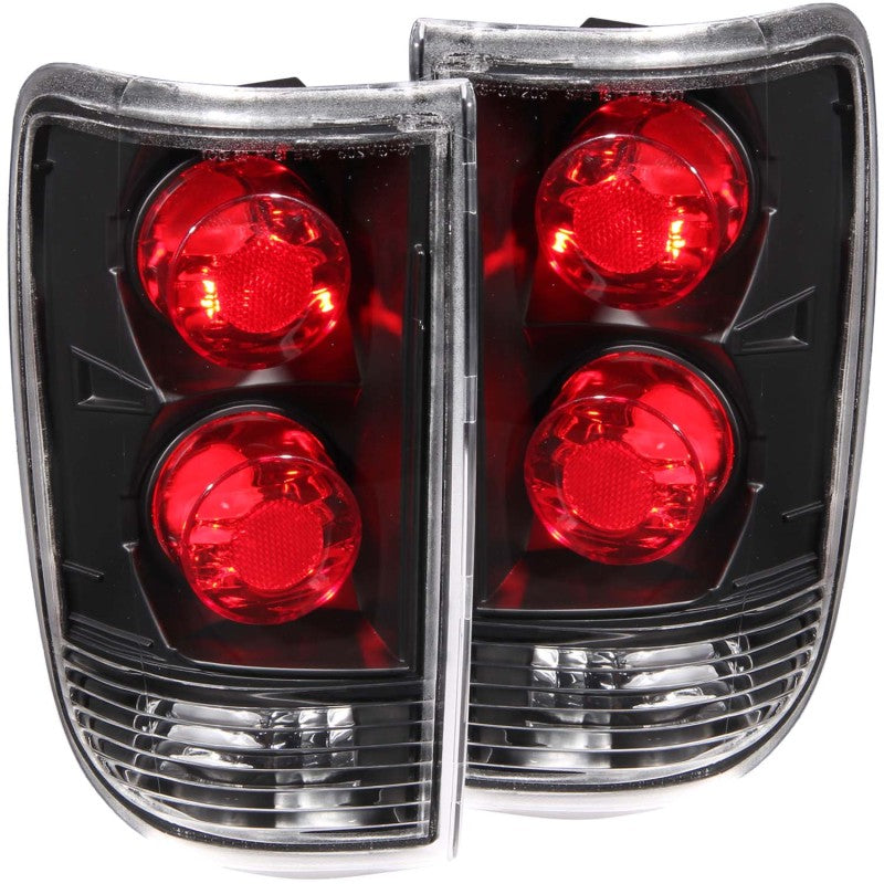 ANZO 1995-2005 Chevrolet Blazer Taillights Dark Smoke-SR1 Performance