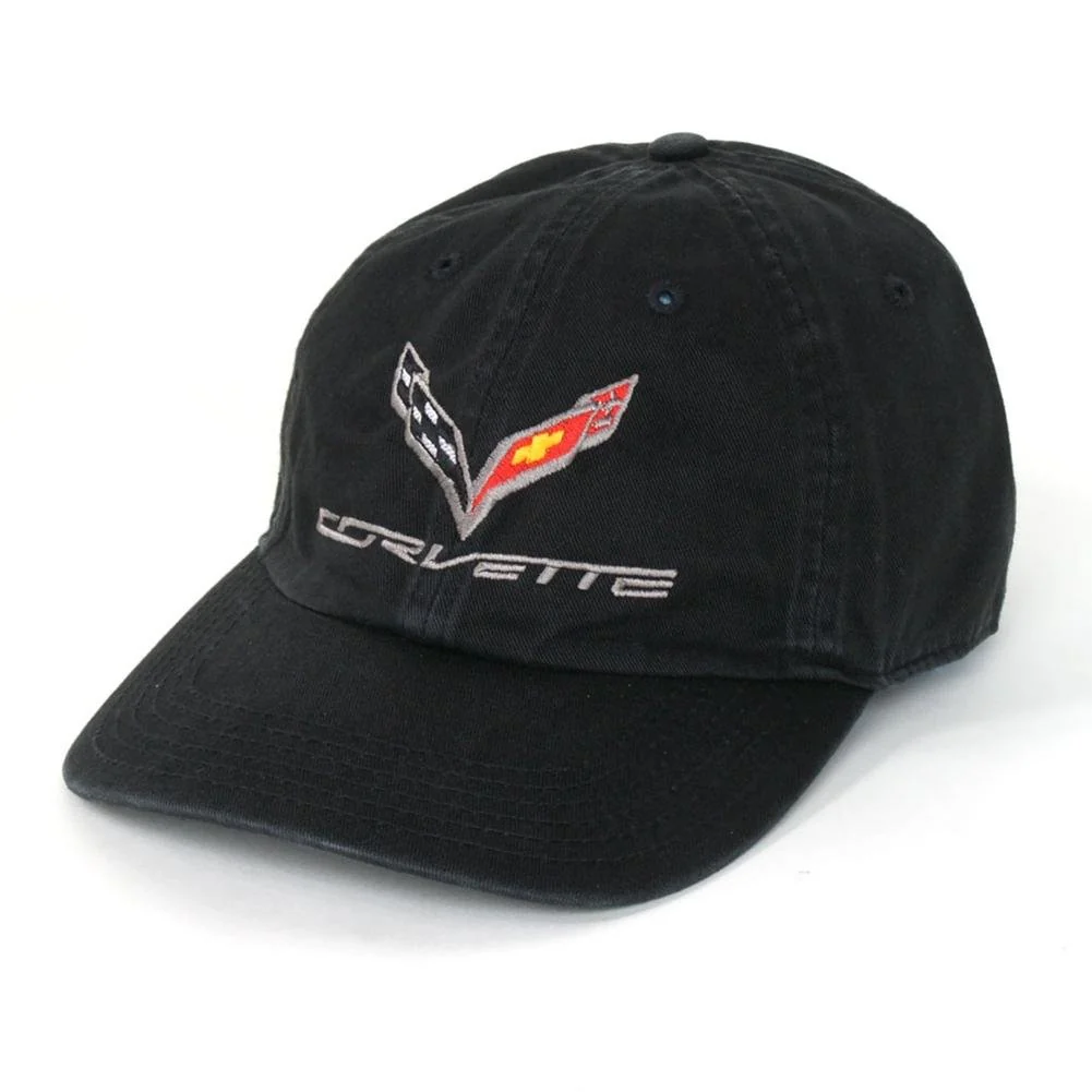 C7 Corvette Logo - Premium Garment Washed Cap/Hat