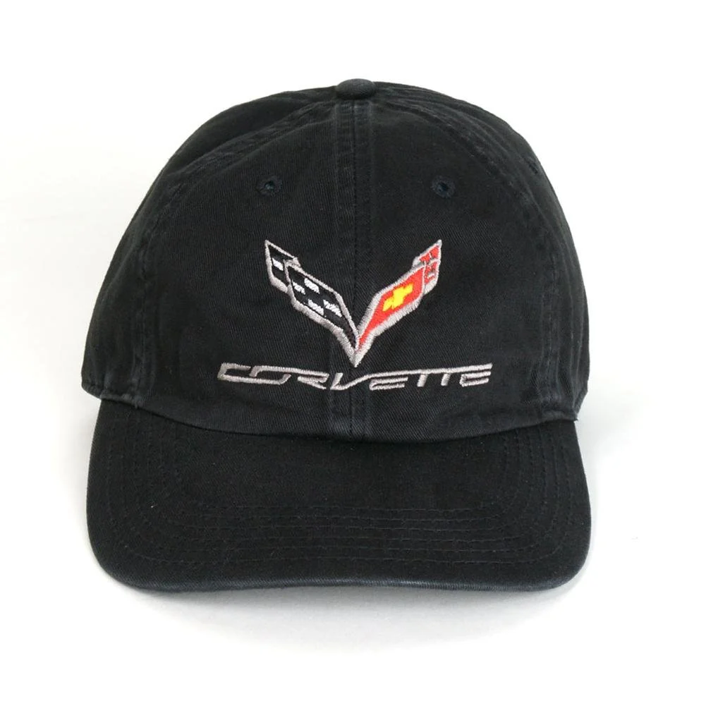 C7 Corvette Logo - Premium Garment Washed Cap/Hat