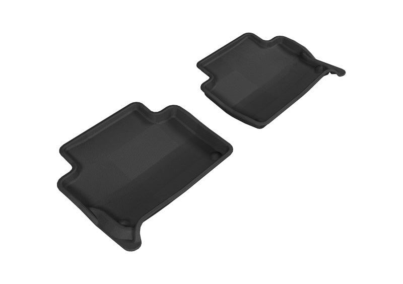 3D MAXpider 2007-2015 Audi Q7 Kagu 2nd Row Floormats - Gray-SR1 Performance