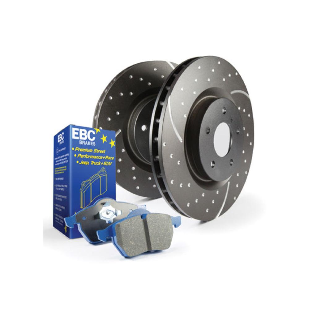 EBC S6 Kits Bluestuff Brake Pads and GD Rotors for Ford Mustang (2005-2010)