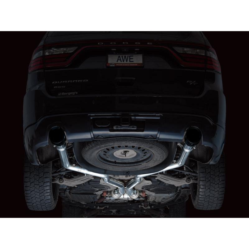 AWE Tuning 11-24 Dodge Durango 5.7L Track Edition Exhaust w/ Diamond Black Tips