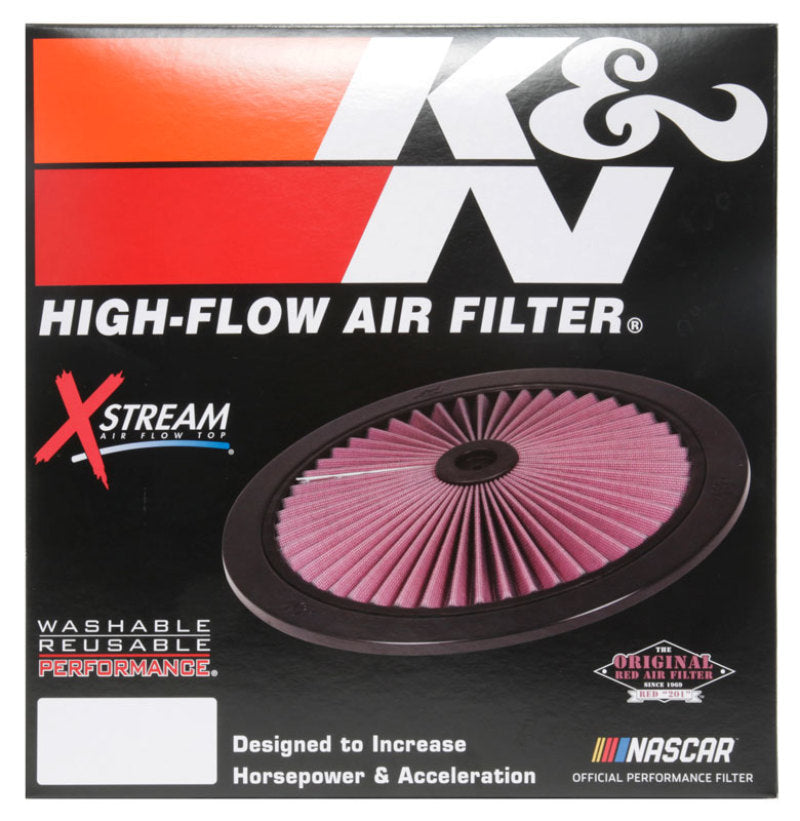 K&N X-Stream Top Filter Only 11in - Black-SR1 Performance