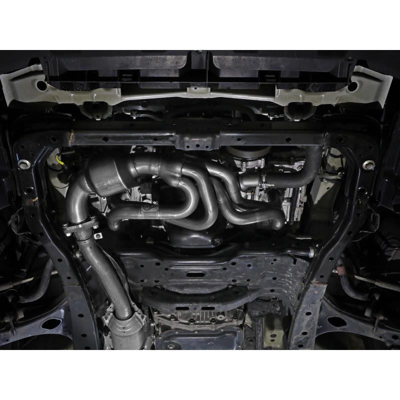 aFe Twisted Steel 304 Stainless Steel Header w/ Cat 13-19 Subaru Outback H4-2.4L-SR1 Performance