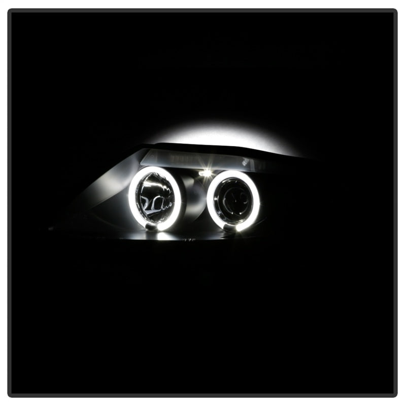 Spyder BMW Z4 03-08 Projector Headlights Halogen Model Only - LED Halo Black PRO-YD-BMWZ403-HL-BK