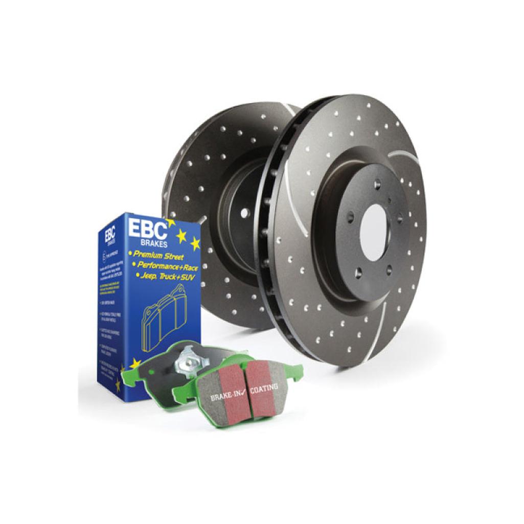 EBC S3 Brake Kit with Greenstuff Pads and GD Rotors for Ford F-150 (2015-2016)