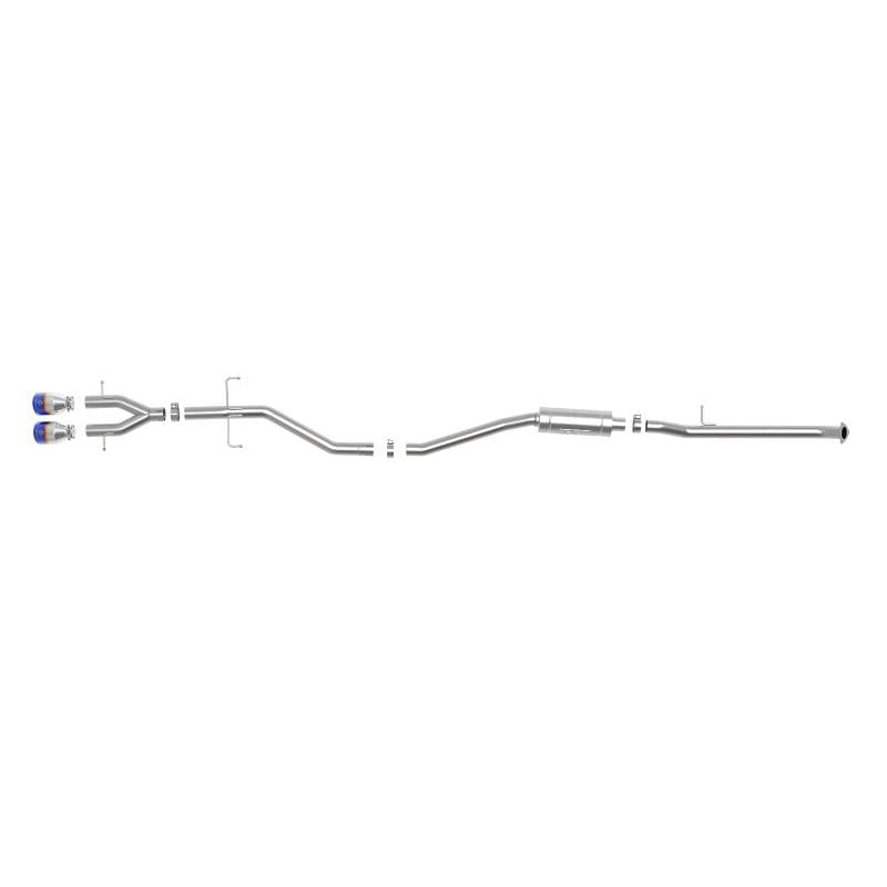 aFe Takeda 2.5in 304SS Cat-Back Exhaust System 17-20 Honda Civic SI Coupe L4-1.5L (t) - BL Flame Tip-SR1 Performance