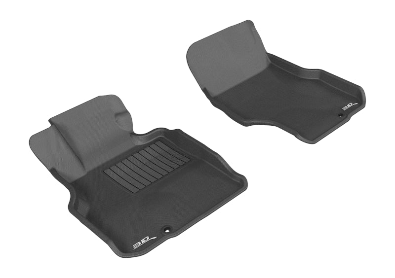 3D MAXpider 2006-2010 Infiniti M35 Kagu 1st Row Floormat - Black-SR1 Performance