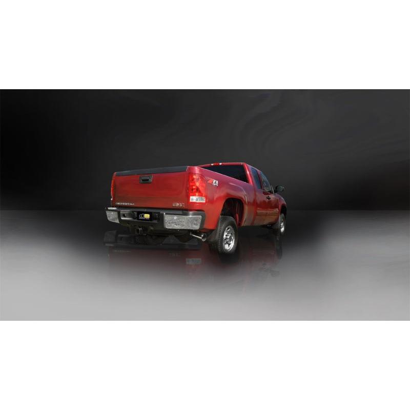 Corsa 2007-2010 Chevrolet Silverado Crew Cab/Std. Bed 2500 6.0L V8 Polished Sport Cat-Back Exhaust