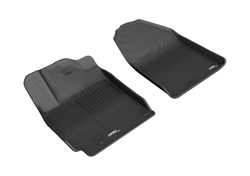 3D MAXpider 2019-2020 Hyundai Veloster Kagu 1st Row Floormat - Black-SR1 Performance