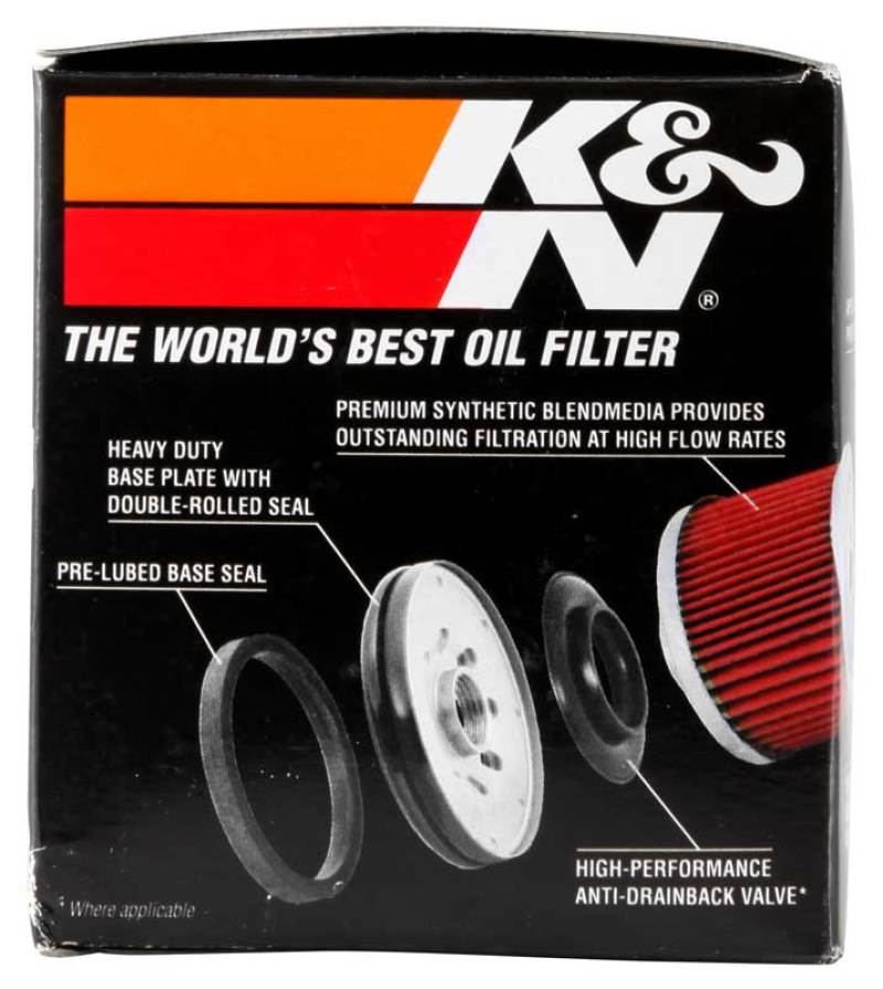 K&N Honda / Kawasaki 3.25in OD x 3.719in H Oil Filter-SR1 Performance
