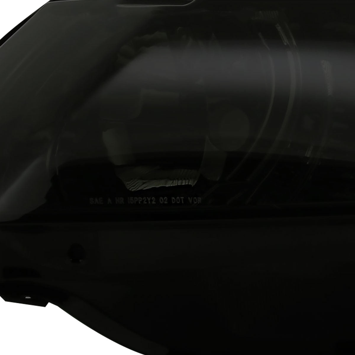 2006-2011 Honda Civic Coupe Factory Style Crystal Headlights (Chrome Housing/Smoked Lens)