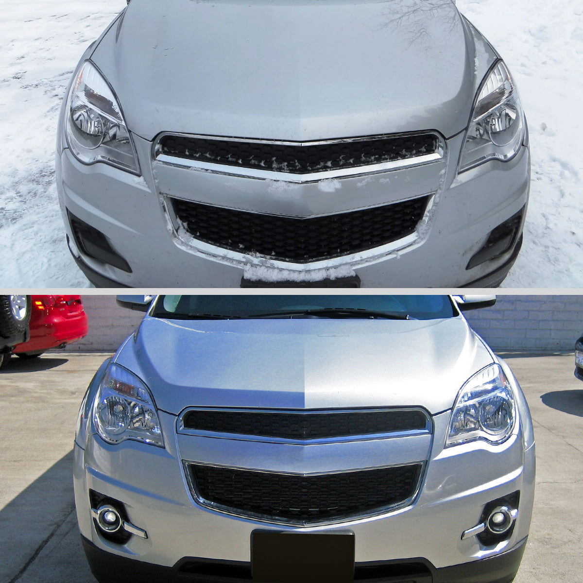 2010â€“2015 Chevrolet Equinox Factory Style Headlights (Chrome Housing / Clear Lens)