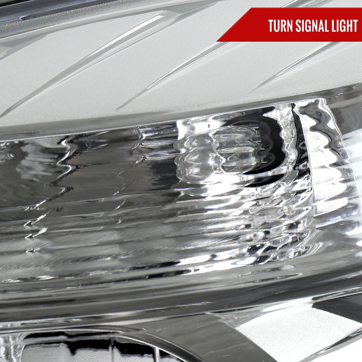 2010â€“2015 Chevrolet Equinox Factory Style Headlights (Chrome Housing / Clear Lens)