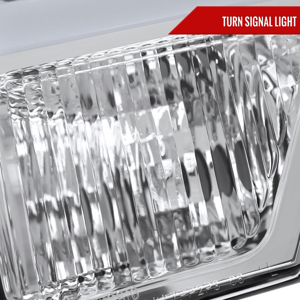 2009-2014 Ford F-150 LED Tube Factory Style Headlights (Chrome Housing/Clear Lens)