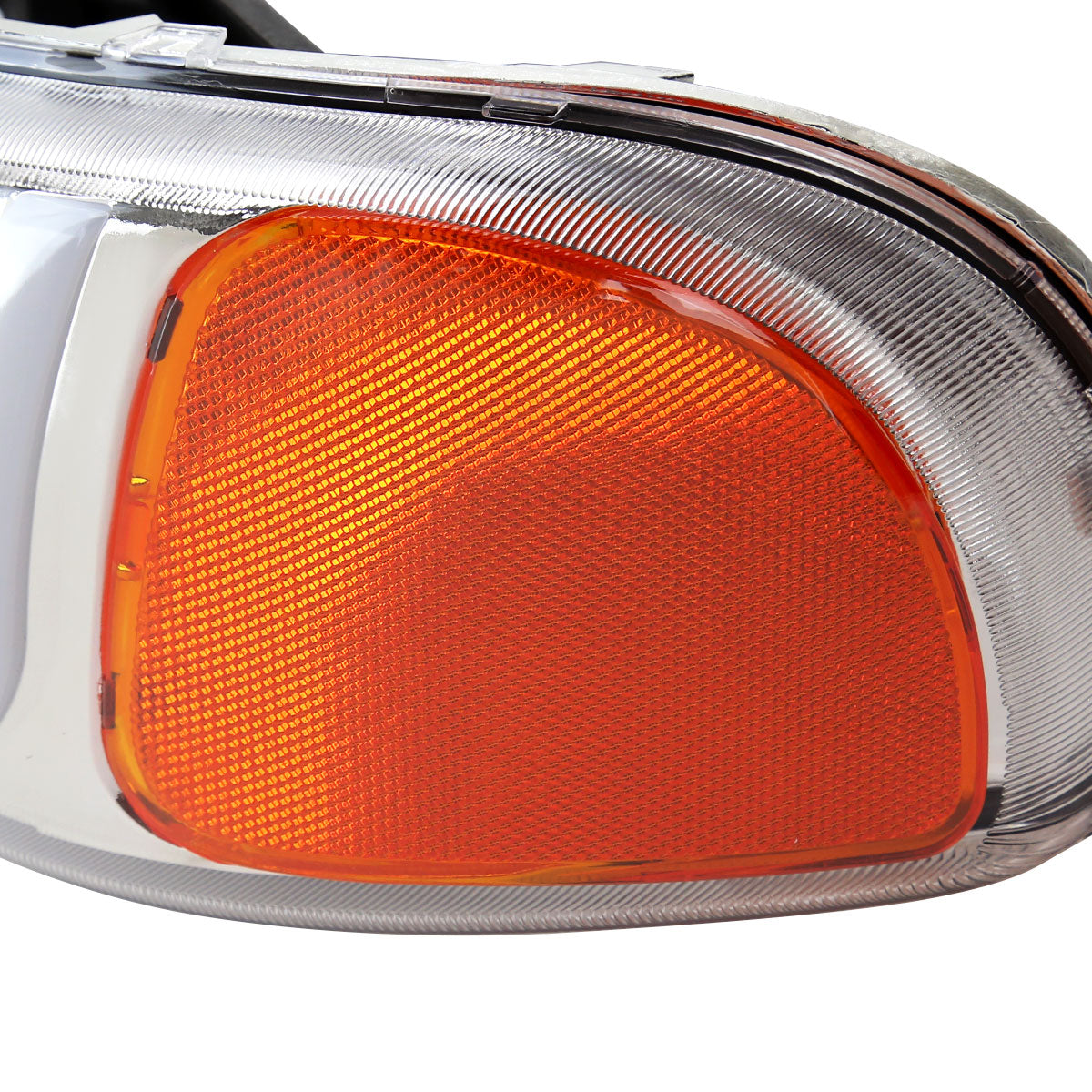 1999-2006 GMC Sierra/ 2000-2006 Yukon/Yukon XL LED Tube Factory Style Headlights (Chrome Housing/Clear Lens)