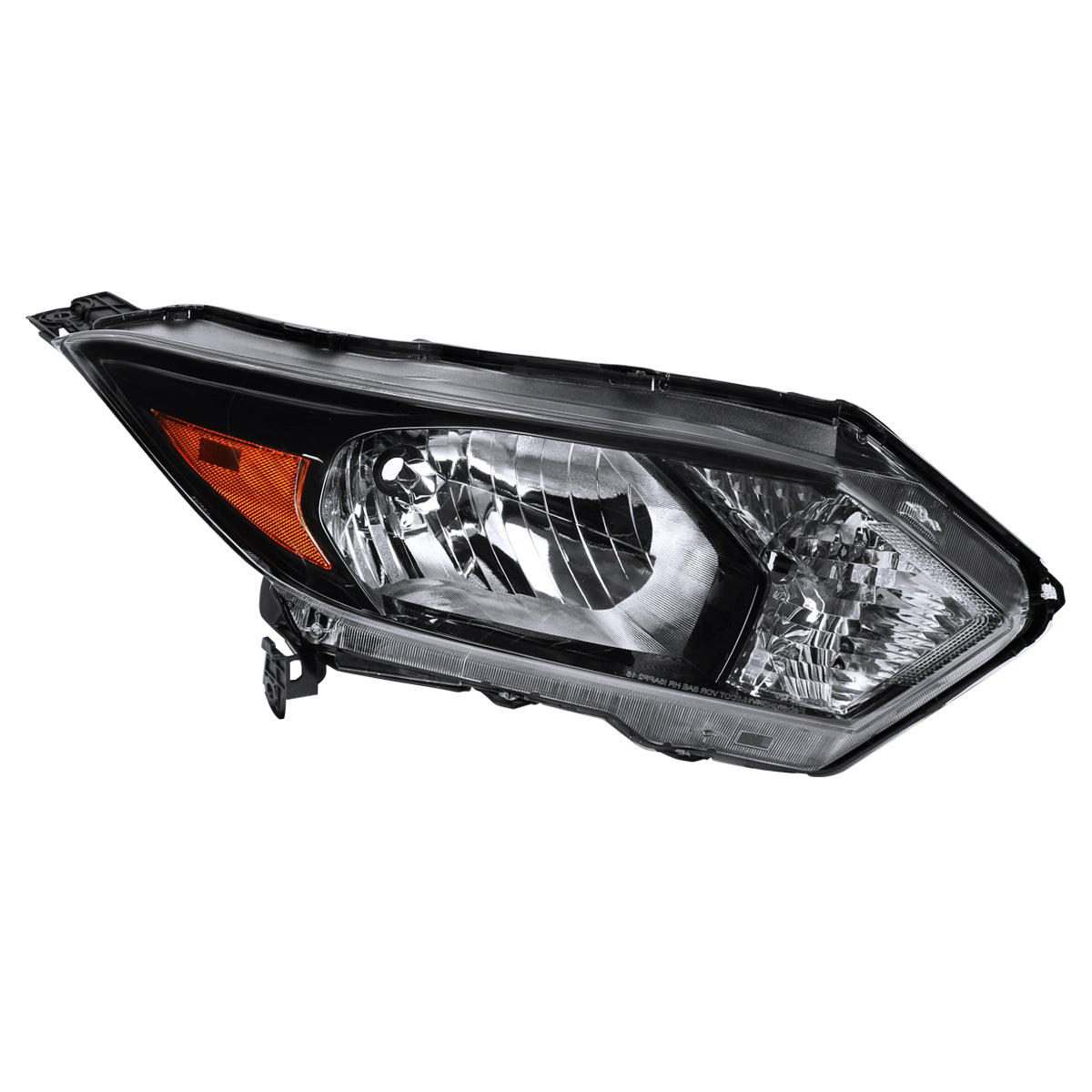 2016-2018 Honda HR-V Clear Lens Crystal Headlight w/ Amber Reflector - Passenger Side Only
