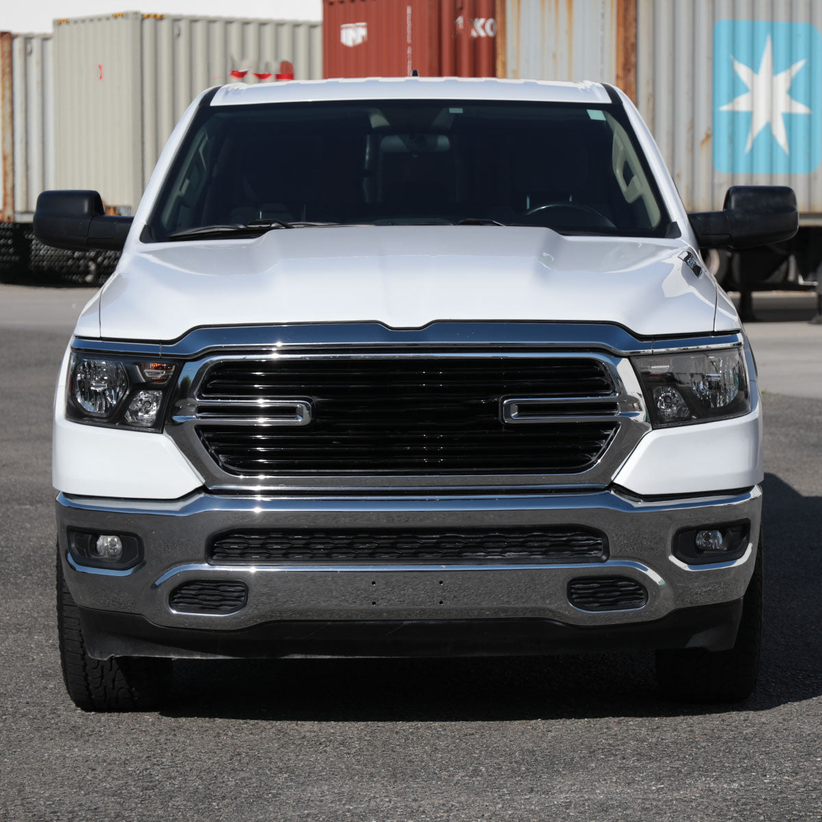 2019-2024 Dodge Ram 1500 Factory Style Crystal Headlight - Driver Side Only (Black Housing / Clear Lens)