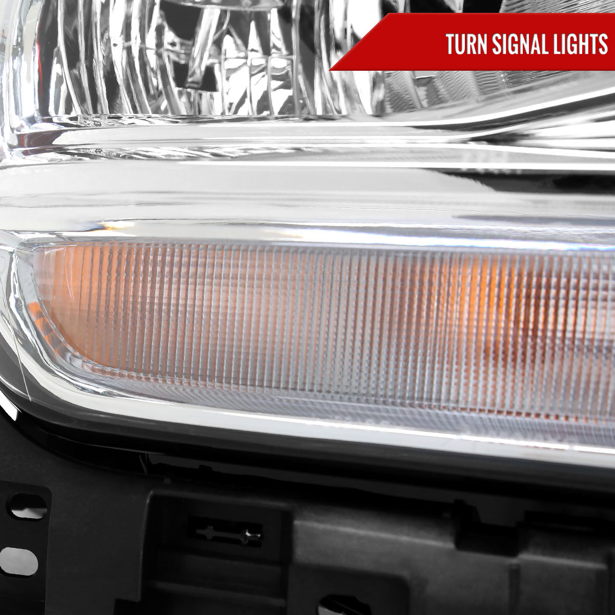 2019-2024 Dodge Ram 2500 3500 Factory Style Crystal Headlight - Passenger Side Only (Chrome Housing / Clear Lens)