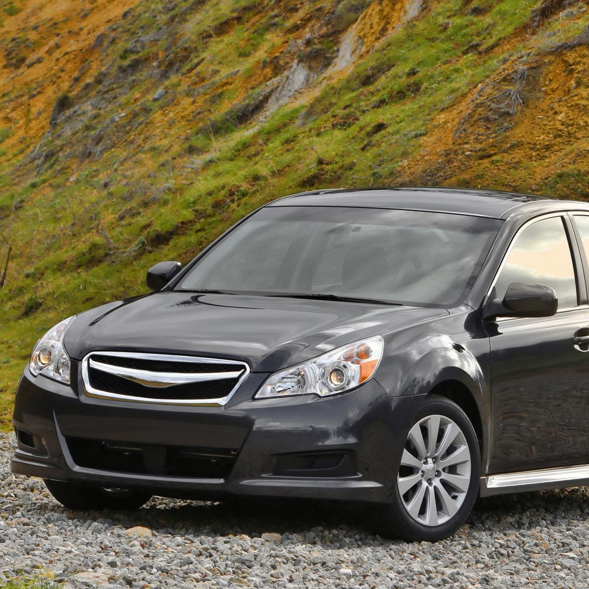 2010-2014 Subaru Legacy/Outback Projector Headlights (Chrome Housing/Clear Lens)