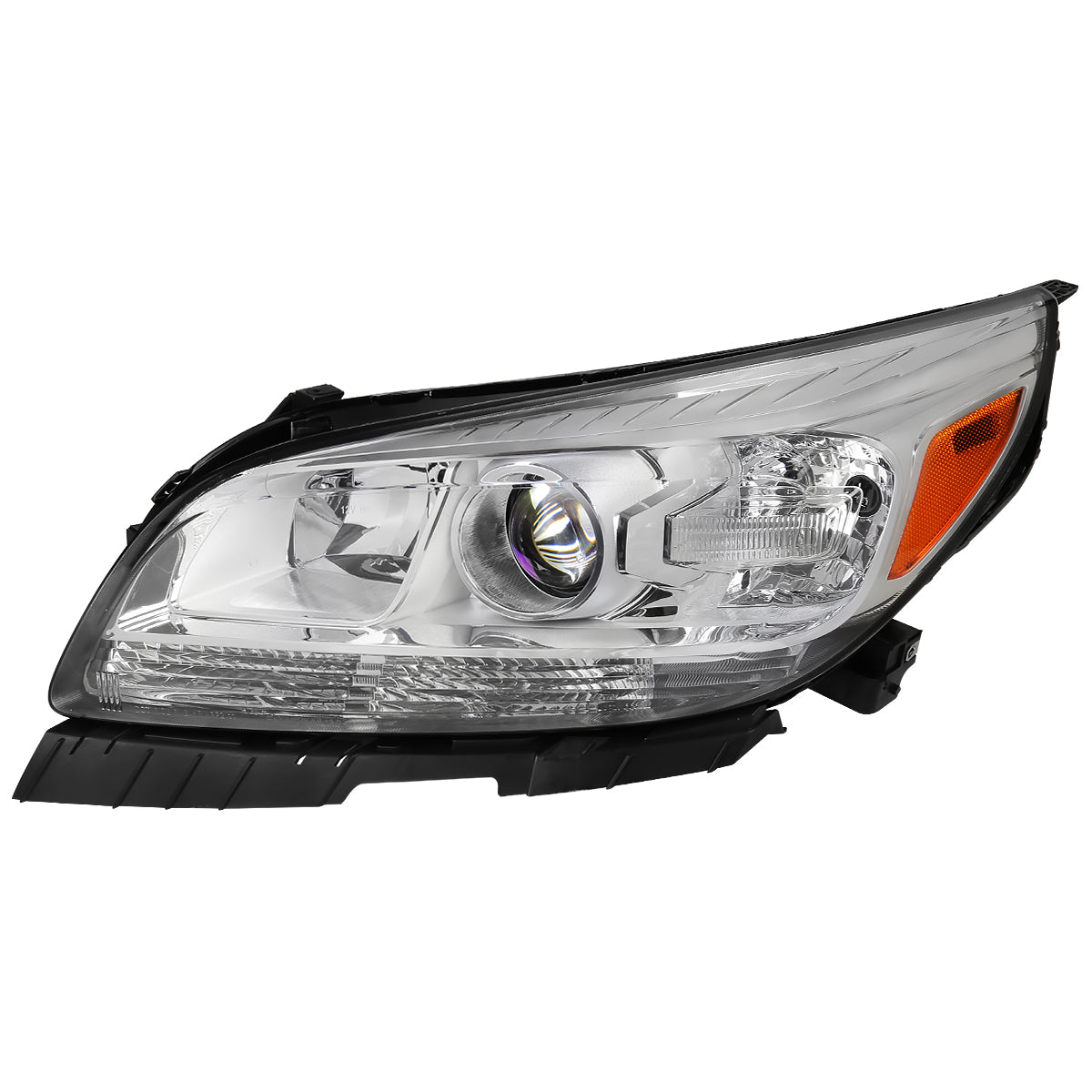 2013-2015 Chevrolet Malibu / 2016 Malibu Limited Clear Lens Projector Headlight w/ Amber Reflector - Driver Side Only