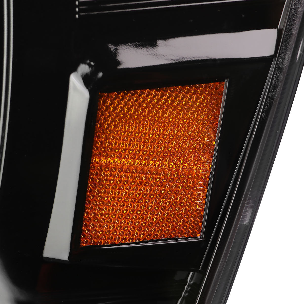 2006-2008 Dodge RAM 1500/ 2006-2009 2500 3500 Switchback LED C-Bar Projector Headlights (Jet Black Housing/Clear Lens)