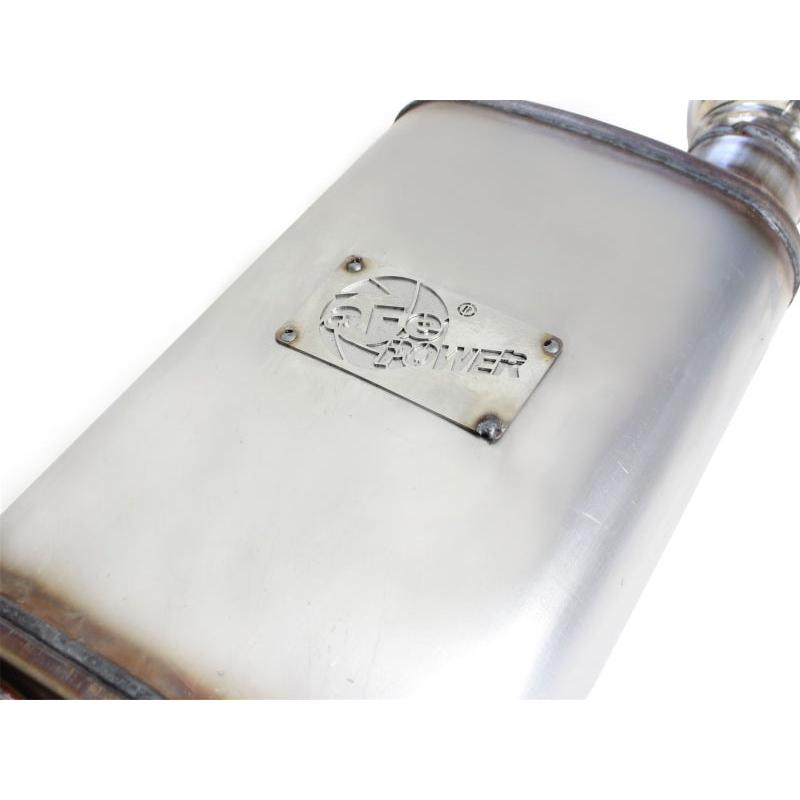 aFe MACHForce XP Exhaust 11-14 Ford Mustang GT V8-5.0L 3in. SS Axle-Back w/Polished Tips-SR1 Performance