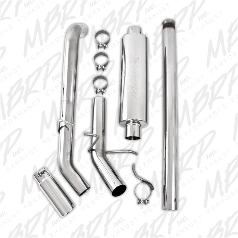 MBRP 11-13 Chevy 1500 Silverado/GMC Sierra 6.2L V8 3.5in Cat Back Single Side Exhaust T409-SR1 Performance