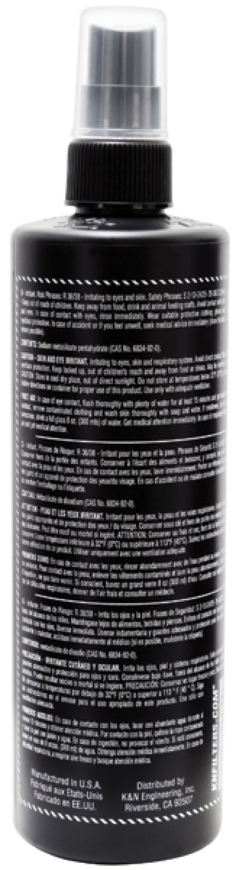K&N Air Filter Cleaner 12oz Pump Spray-SR1 Performance