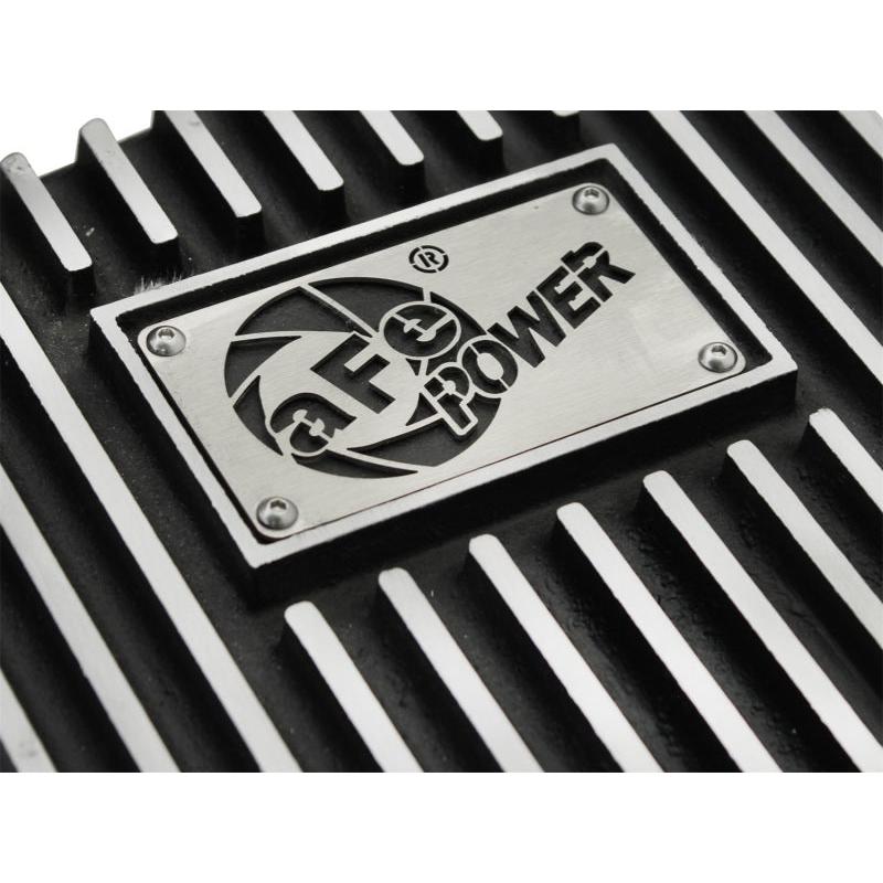 aFe Power Transmission Pan Black Machined 09-14 Ford 6R80 F-150 Trucks-SR1 Performance