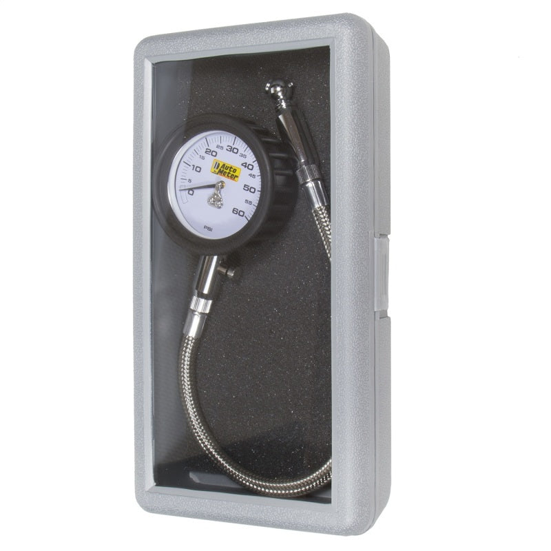 Autometer NASCAR Performance 60PSI Lo-Pressure Tire Pressure Gauge-SR1 Performance