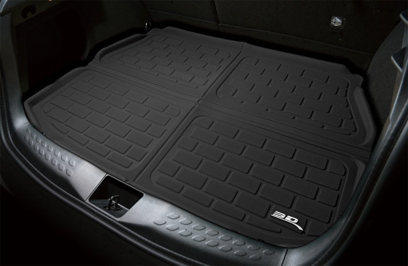 3D MAXpider 16-20 Tesla Model X Behind 3rd Row Kagu Cargo Liner - Black-SR1 Performance