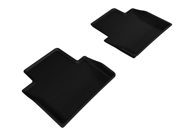 3D MAXpider 2015-2017 Chrysler 200 Kagu 2nd Row Floormats - Black-SR1 Performance