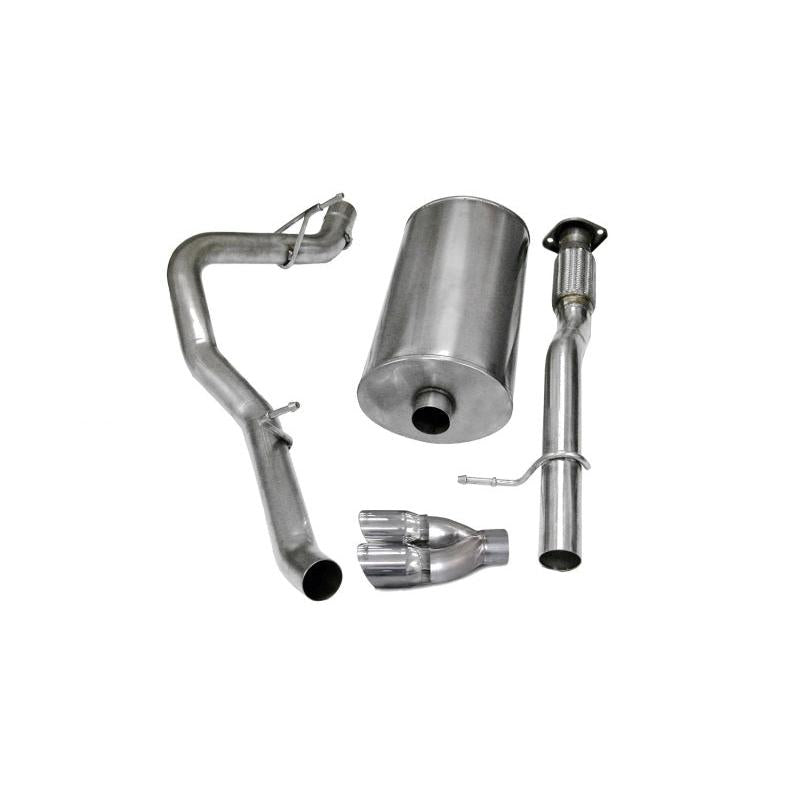 Corsa 2007-2008 Chevrolet Suburban 1500 5.3L V8 Polished Sport Cat-Back Exhaust