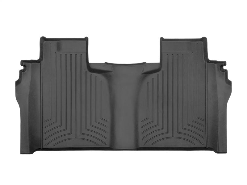 WeatherTech FloorLiner HP Rear for 2019-2023 Chevrolet Silverado 1500 and GMC Sierra 1500, Black