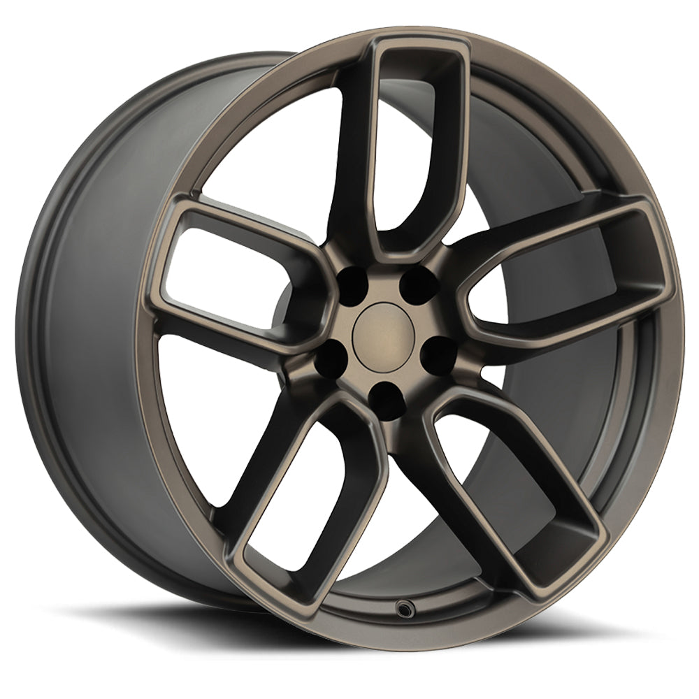 20X9.5 5X115 +15 HB 71.5 HELLCAT WIDEBODY BRONZE WITH CAP-SR1 Performance