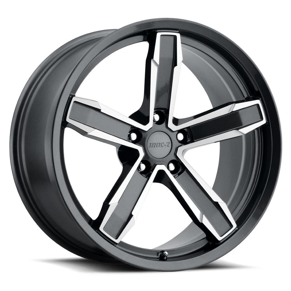 20X11 5X120 +43 HB 66.9 IROC Z10 COMP GREY/MF WITH CAP-SR1 Performance