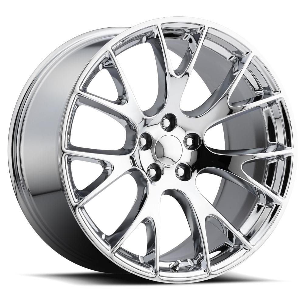 20X9 5X5 +30 HB 71.5 JEEP HELLCAT CHROME WITH CAP-SR1 Performance