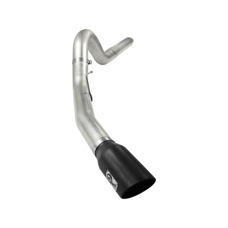 aFe MACHForce XP 5in DPF-Back Stainless Steel Exh Sys, Black tip,Ford Diesel Trucks 08-10 V8-6.4L-SR1 Performance