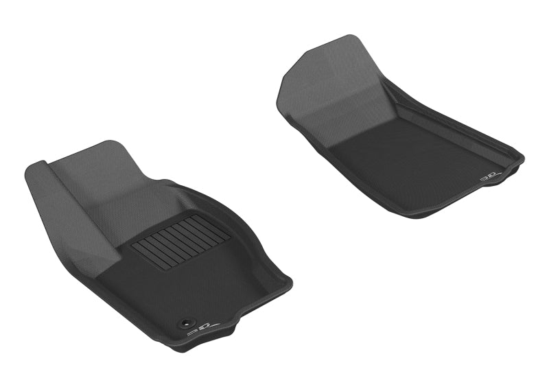 3D MAXpider 2006-2010 Jeep Commander Kagu 1st Row Floormat - Black-SR1 Performance
