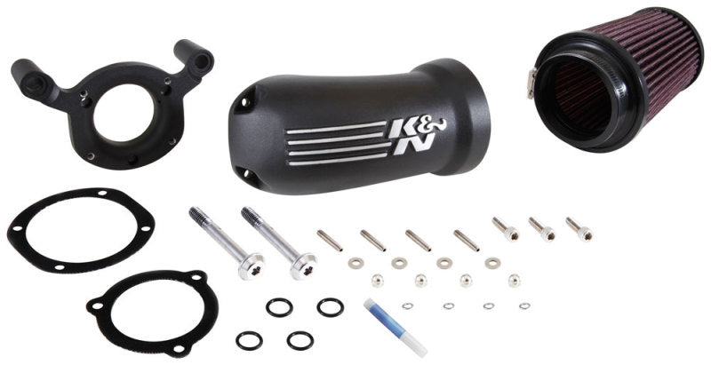 K&N 08-17 Harley Davidson Touring Models Performance Air Intake System-SR1 Performance