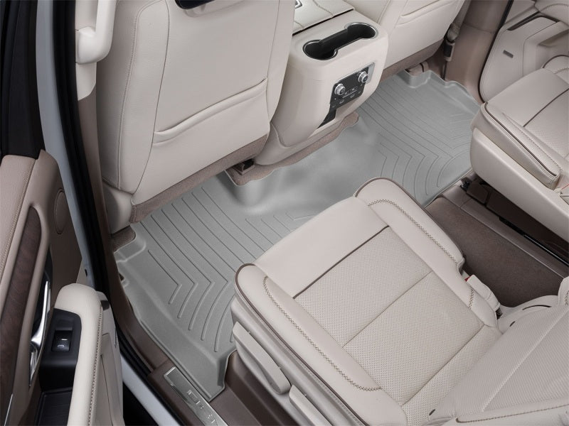 WeatherTech DigitalFit Rear FloorLiner for 2021 Chevrolet Tahoe and Suburban in Gray