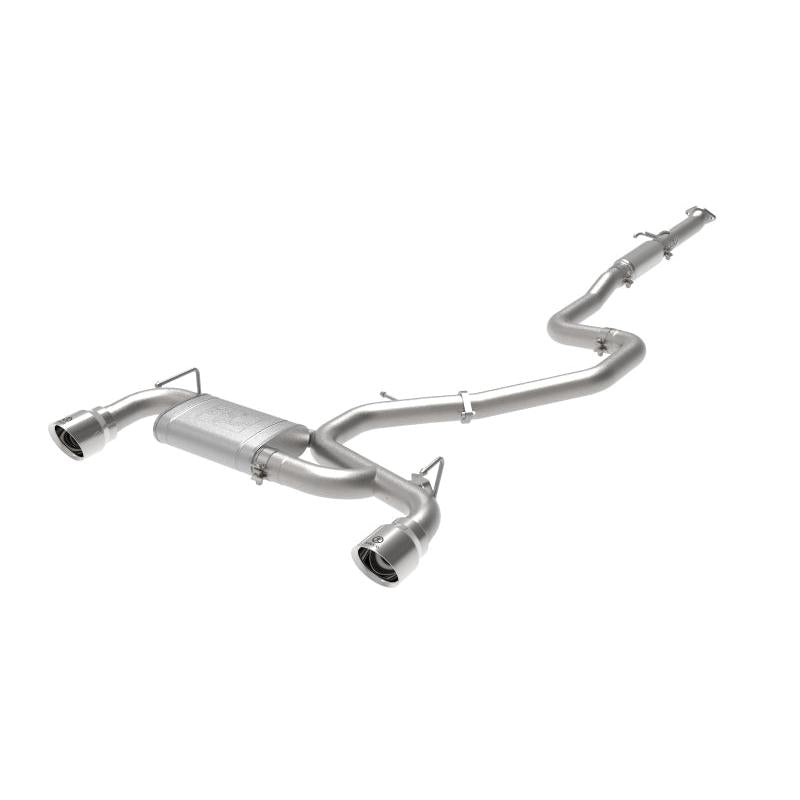 aFe Power Cat Back Exhaust - 19-20 Hyundai Veloster N L4-2.0L (t) w/ Polished Tips-SR1 Performance