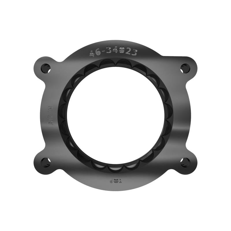 aFe 2020 Vette C8 Silver Bullet Aluminum Throttle Body Spacer / Works With aFe Intake Only - Black-SR1 Performance