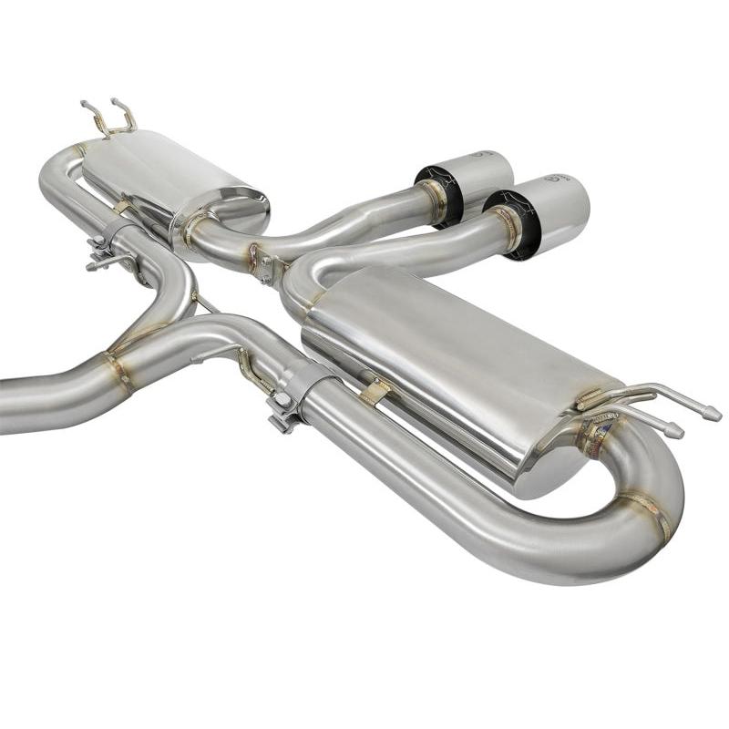aFe Takeda 3in 304 SS Cat-Back Exhaust System w/Polished Tips 2017+ Honda Civic Si (4dr) I4 1.5L (t)-SR1 Performance