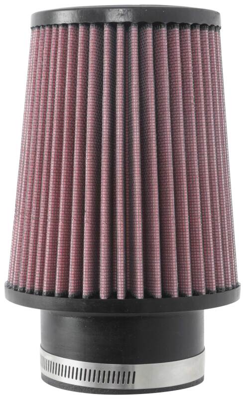 K&N Universal Clamp-On Air Filter 3in FLG 5in B 4in T 6in H-SR1 Performance