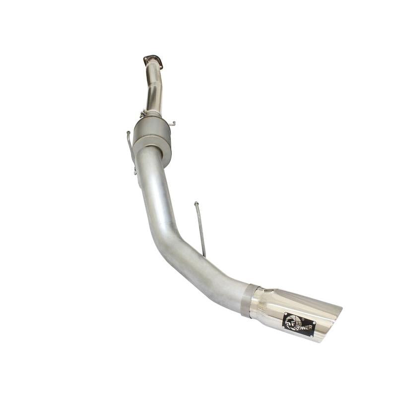 aFe Atlas Exhausts 4in Cat-Back Aluminized Steel Exhaust 2015 Ford F-150 V6 3.5L (tt) Polished Tip-SR1 Performance