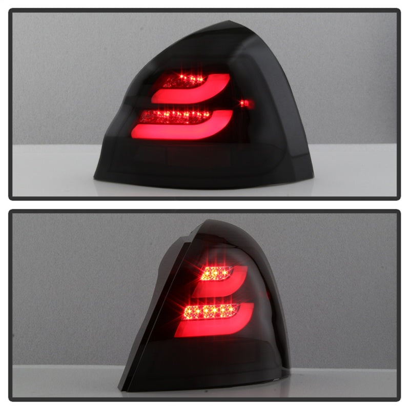 Spyder 04-08 Pontiac Grand Prix Light Bar LED Tail Light - Black Smoke (ALT-YD-PGP04-LED-BSM)-SR1 Performance