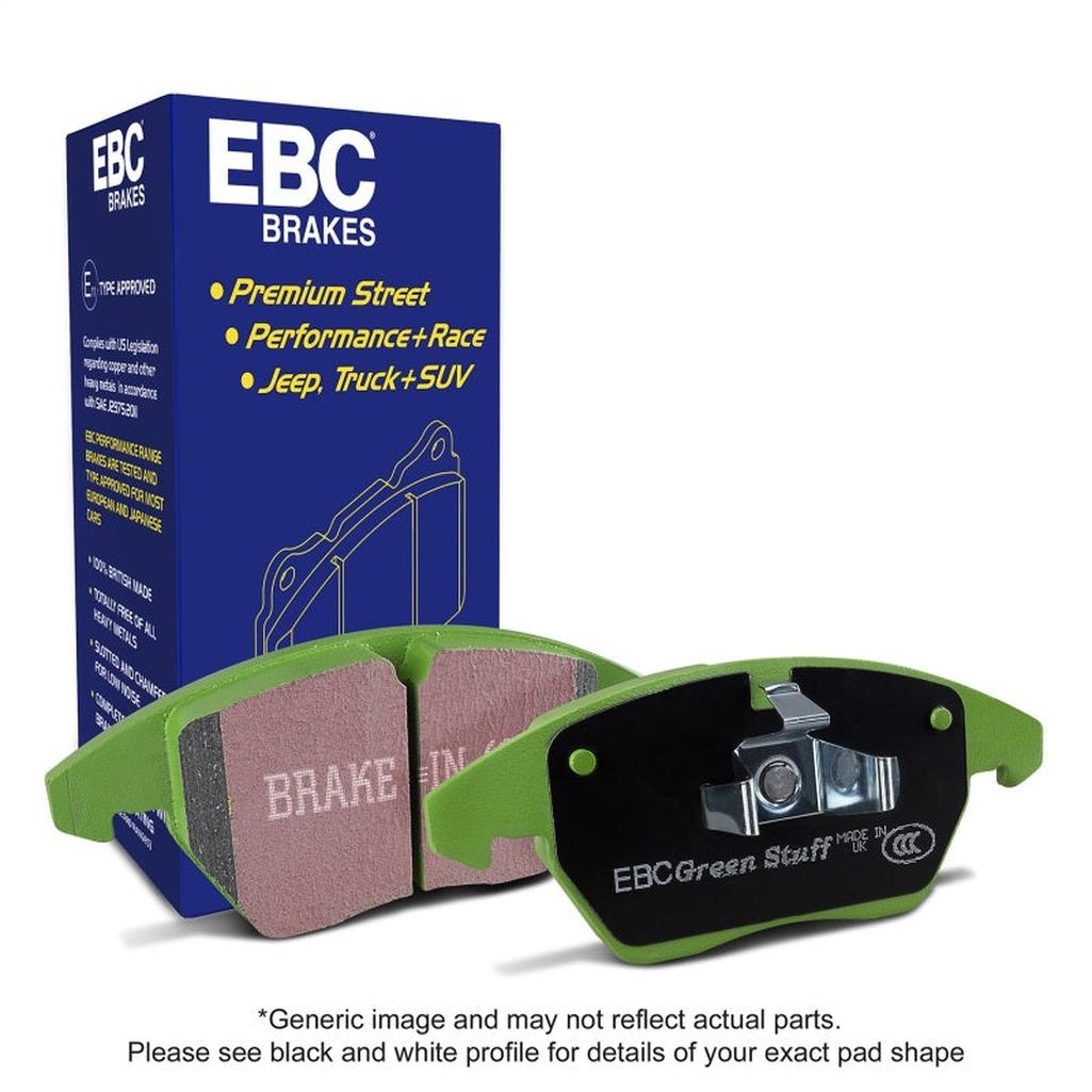 EBC Greenstuff 6000 Series Rear Brake Pads for Ram 1500 (2019-2020) | Heavy-Duty Truck/SUV Brake Solution