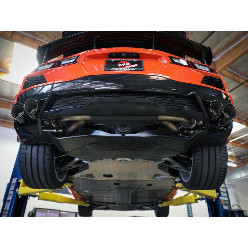 aFe MACH Force-Xp 2-1/2in 304SS Cat-Back 2020 Chevy Corvette (C8) 6.2L - Polished Tip-SR1 Performance